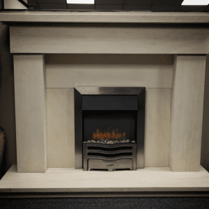 The Bann Natural Limestone Fireplace